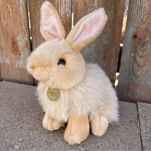 MYONI AURORA Plush Stuffed Animal Bunny Rabbit Tan Fuzzy